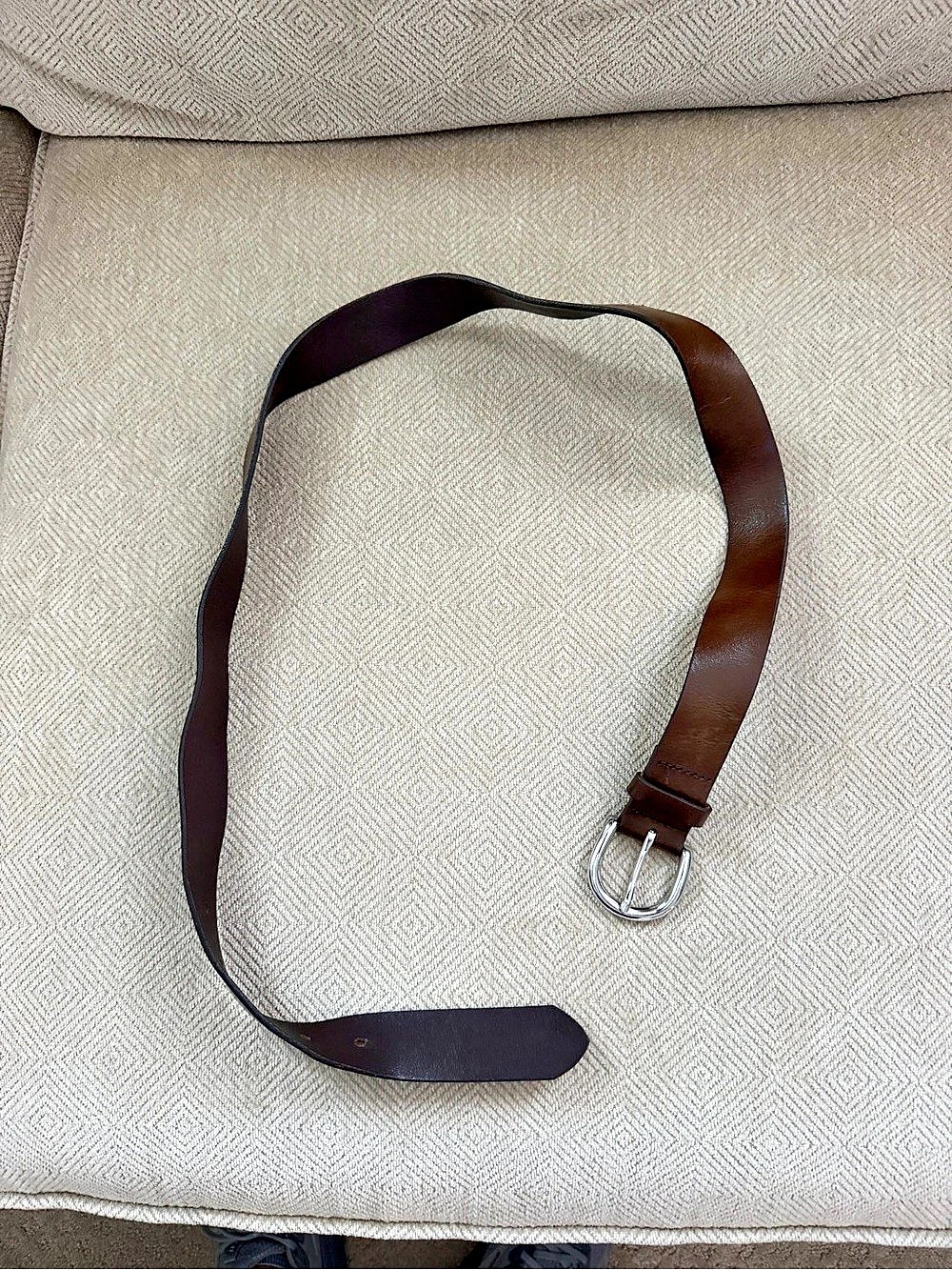 GAP womens Leather Belt Brown Size 6/Small